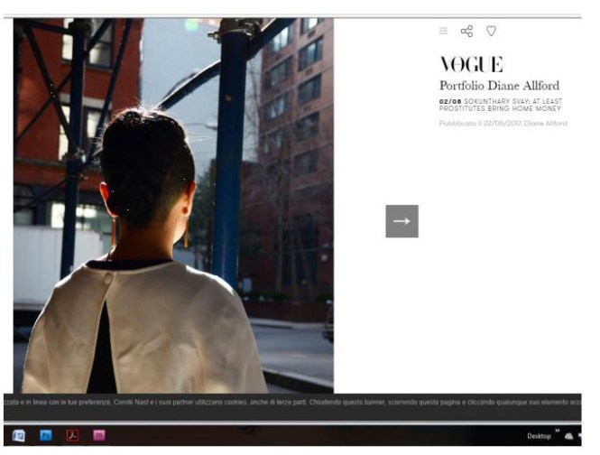 Vogue Italia spread Diane Allford